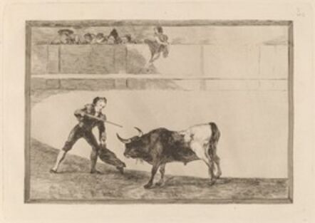 Francisco de Goya, ‘Pedro Romero matando a toro parado (Pedro Romero Killing the Halted Bull)’, in or before 1816