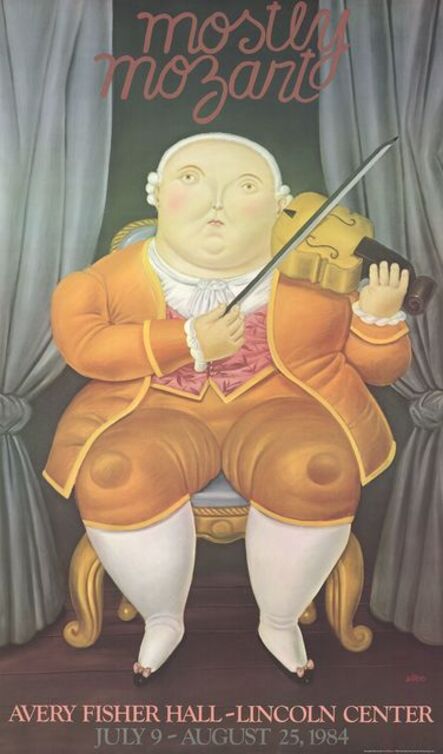 Fernando Botero, ‘Mostly Mozart’, 1984