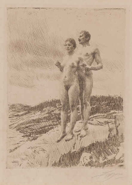Anders Leonard Zorn, ‘The Two’, 1915