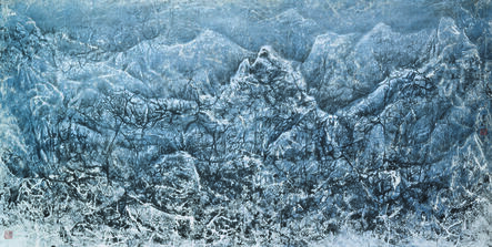 Liu Kuo-sung 刘国松, ‘The Thawing Snow Mountain’, 2009