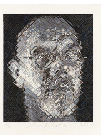 Chuck Close, ‘Self-Portrait Woodcut’, 2007
