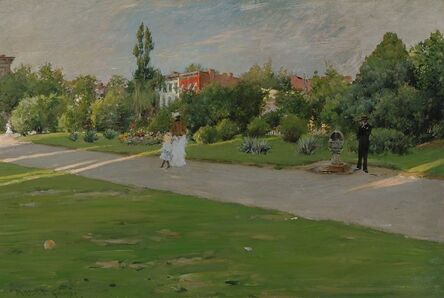 William Merritt Chase, ‘Park in Brooklyn’, ca. 1887