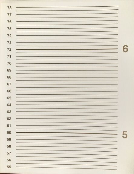 Gary Simmons, ‘Lineup Wall Chart’, 1994