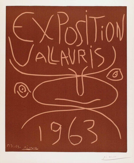 Pablo Picasso, ‘Exposition Vallauris 1963’, 1963