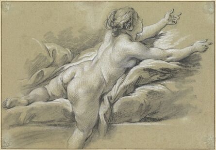 François Boucher, ‘A Nude Woman Reaching to the Right’, ca. 1769