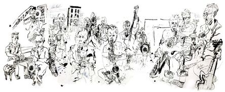 Jonathan Glass, ‘Alan Ferber Big Band at Jazz Gallery’, 2013