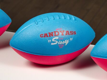 Cary Leibowitz ("Candy Ass"), ‘Official Candyass Class Sissy Football’, 1991
