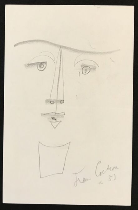 Jean Cocteau, ‘Abstract Face’, 1951