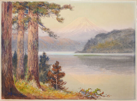 Yoshida Hiroshi, ‘Reflection of Mt. Fuji’, ca. 1920