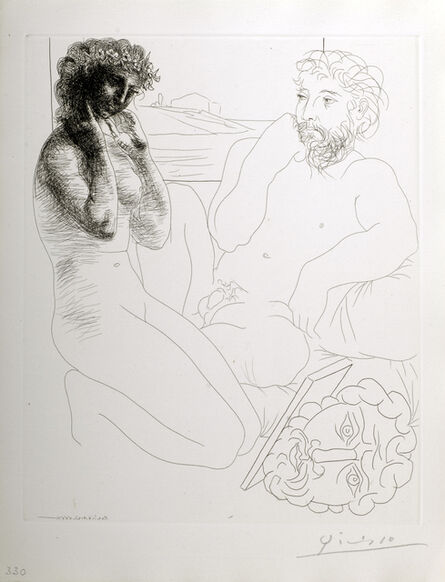 Pablo Picasso, ‘Sculpteur et Modele Agenouille’, 1933