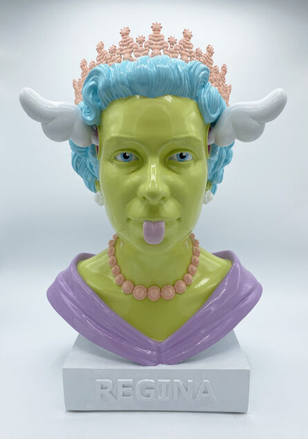 D*Face, ‘Queen Bust Pastel 3’, 2021