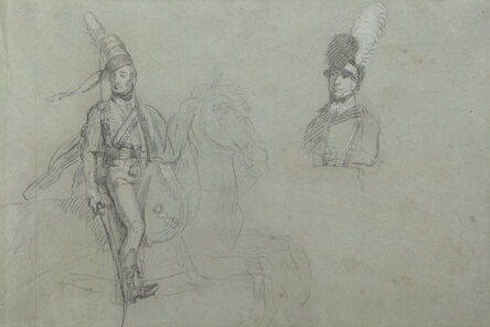John Singleton Copley, ‘Prince Regent, Study for ‘Battle of the Pyrenees’ ’, circa 1805 -1813