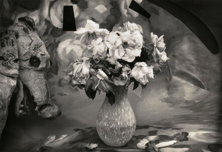 Joel-Peter Witkin, ‘Dog and Flowers’, 2009