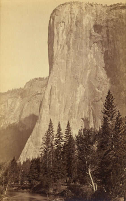 Carleton E. Watkins, ‘El Capitan, 3300 feet., YOSEMITE, California’, mid-1880s
