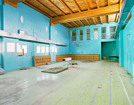 Jacqueline Hassink, ‘Gymnastic Hall, Swimming Hall, 78°39’20.9”N 16°18’24.1”E Pyramiden, Svalbard, Summer, 25 August, 2016’, 2016