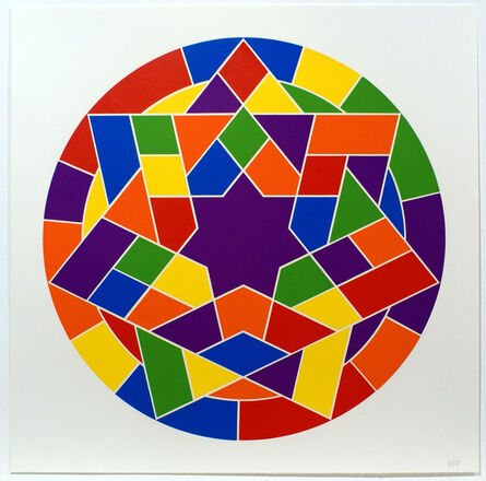 Sol LeWitt, ‘Tondo 5 (7 point star)’, 2002