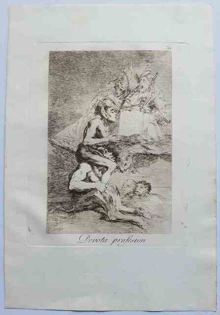 Francisco de Goya, ‘Devota Profesion from Los Caprichos’, 1799
