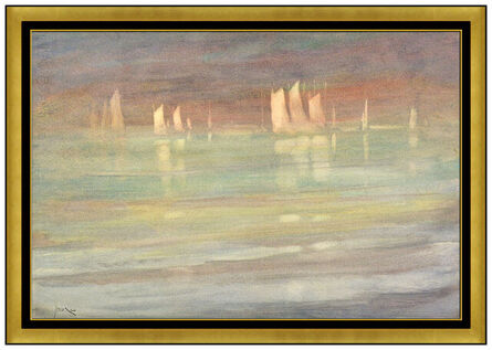 Jonas Lie, ‘Sailing the Bay ’, Early 20th Century 