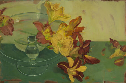 Benjamin J. Shamback, ‘Day Lilies and Cake Plate’, 2013