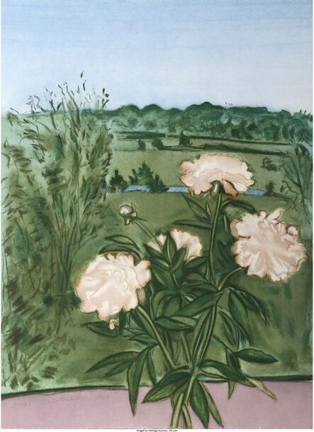 Jane Freilicher, ‘Peonies (Color)’, 1990
