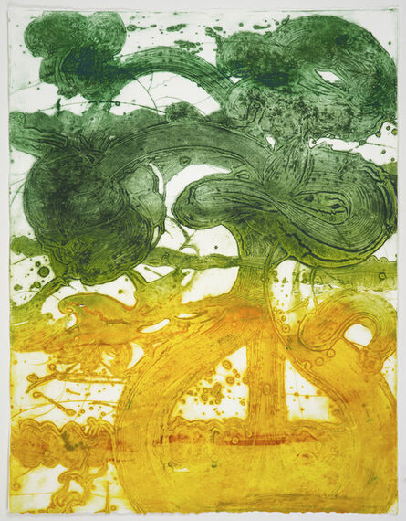 Catherine Howe, ‘Bouquet (peony, yellow, jade)’, 2019