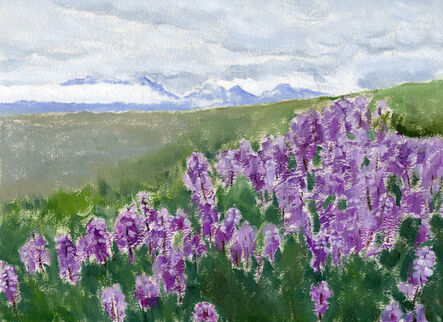 Li Shan 李珊 (b. 1957), ‘Purpleness of Alaska (Memories about Alaska) 阿拉斯加的紫色 (阿拉斯加记忆)’, 2020