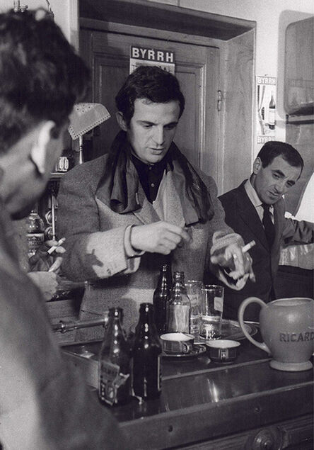 Monique Jacot, ‘François Truffaut avec Charles Aznavour’, 1960