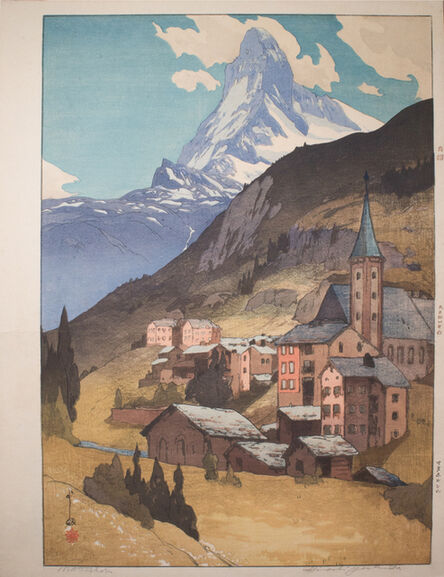 Yoshida Hiroshi, ‘Matterhorn’, 1925