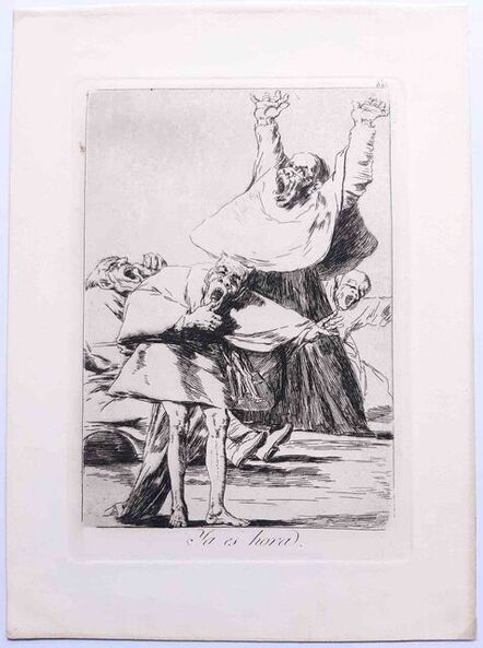 Francisco de Goya, ‘Ya es hora from Los Caprichos’, 1799