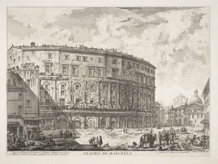 Giovanni Battista Piranesi, ‘Teatro di Marcello’, 1749-1750