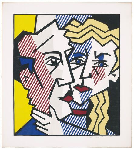 Roy Lichtenstein, ‘The Couple, from Expressionist Woodcut Series’, 1980