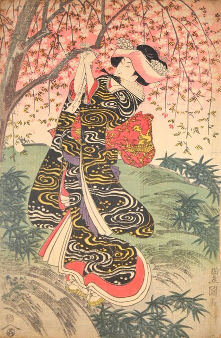 Utagawa Toyokuni I, ‘Spring Time’, ca. 1805