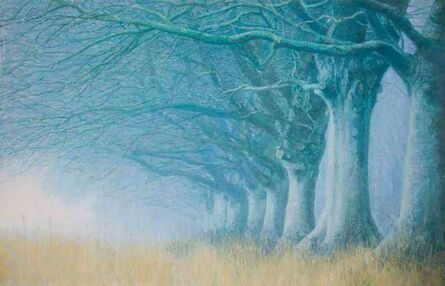 Nicholas Verrall, ‘Beeches in the Mist’, 2018