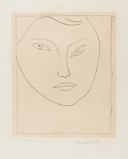 Henri Matisse, ‘Portrait de Claude D. (Duthuit 585)’, 1946