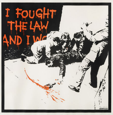 Banksy, ‘I Fought The Law’, 2004