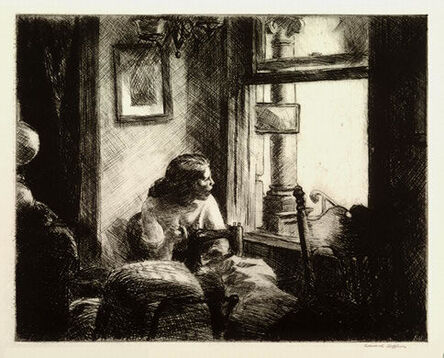 Edward Hopper, ‘"East Side Interior"’, 1922
