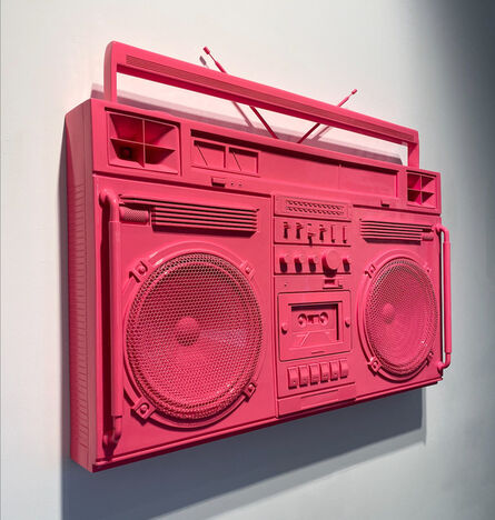 Lyle Owerko, ‘Bubblegum Pink Boombox Sculpture’, 2019