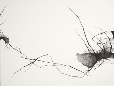 David Mellen, ‘Abstract Charcoal Drawing: 'Voices II'’, 2018