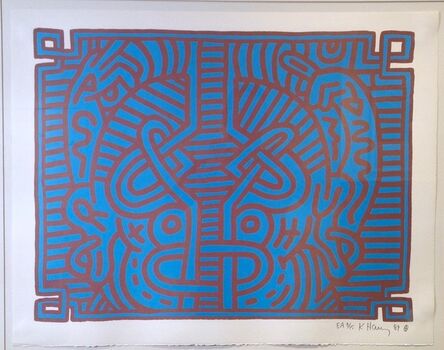Keith Haring, ‘Chocolate Buddha #1’, 1989