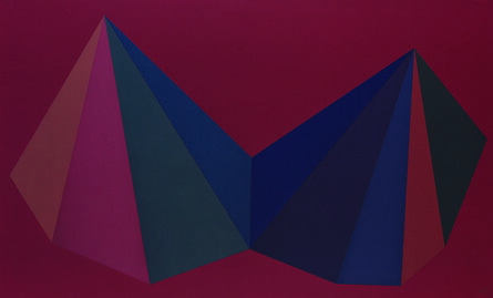 Sol LeWitt, ‘Two Asymmetrical Pyramids: Plate 1’, 1986