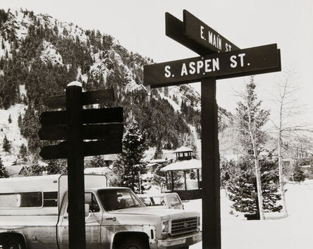 Andy Warhol, ‘Andy Warhol, Photograph of Street Signs in Aspen, 1980s’, 1980s