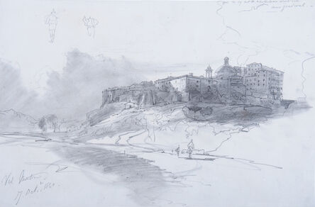 Edward Lear, ‘Val Montone, Italy’, 1840