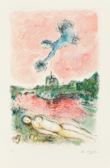 Marc Chagall, ‘View of Notre-Dame’, 1980