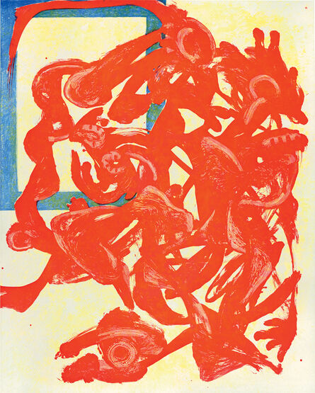 Charline von Heyl, ‘Nightpack (Red, Yellow, Blue)’, 2014