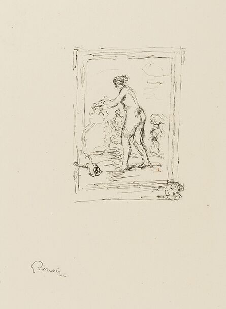 Pierre-Auguste Renoir, ‘Femme au Cap de Vigne, 2eme Variante (Delteil 46; Stella 46)’, 1904