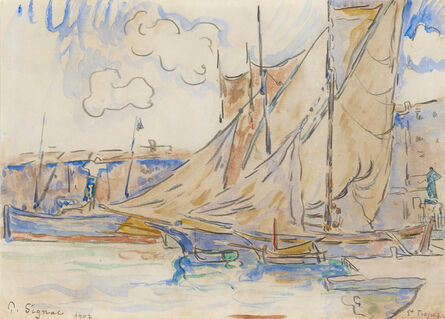 Paul Signac, ‘Le port de Saint-Tropez’, 1902