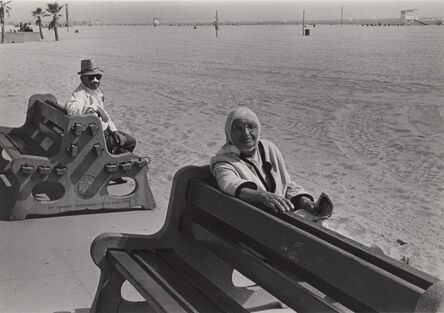 Ed Sievers, ‘Untitled (people on benches), Venice, CA’, c. 1970's