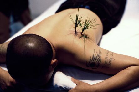 Yang Zhichao 杨志超, ‘Planting Grass’, 2000