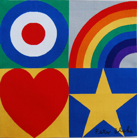 Peter Blake, ‘Target, Rainbow, Star, Heart’, 2013