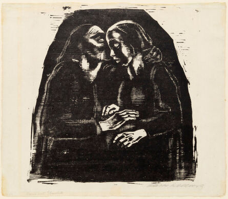 Käthe Kollwitz, ‘Maria und Elisabeth’, 1928